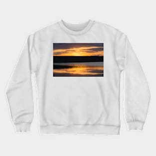 Orange Glowing Sunrise Crewneck Sweatshirt